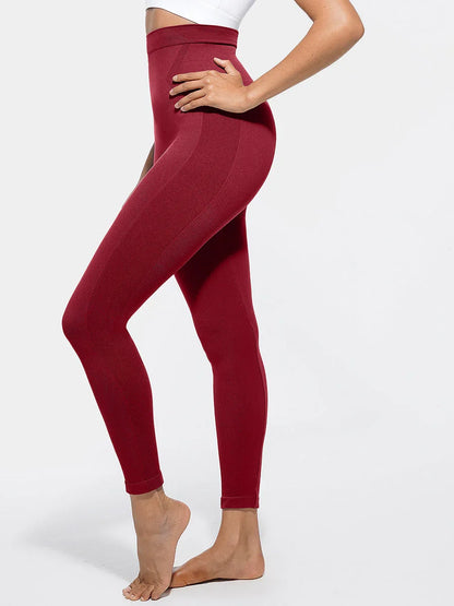 High Waisted Seamless Sculpting Slim Fit Anti Slip Shaping Leggings -