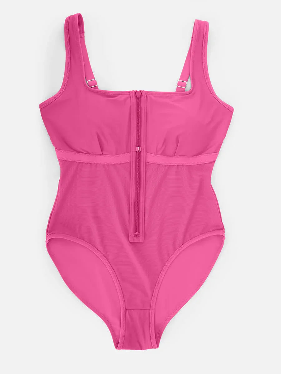 Tummy Control Waist Shaping One Piece Swimsuit for Women – Slimming Panty Bathing Suit Sculpting Swimwear -