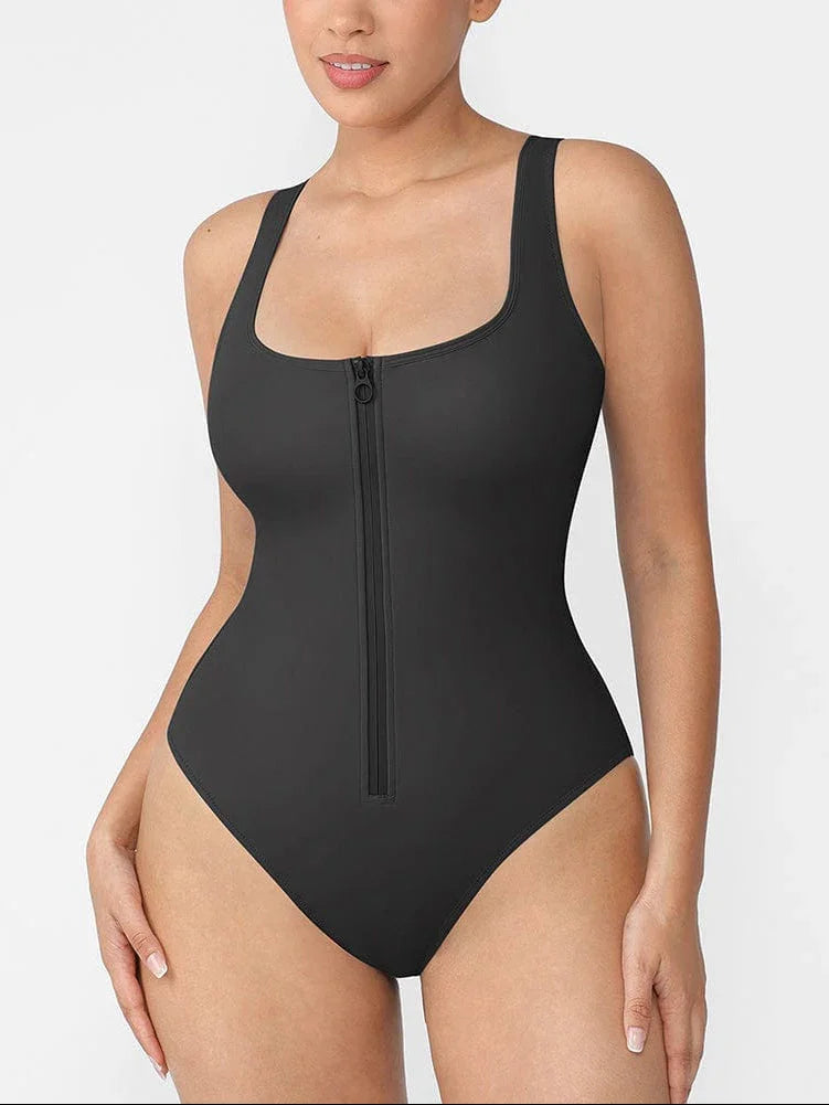 Tummy Control Waist Shaping One Piece Swimsuit for Women – Slimming Panty Bathing Suit Sculpting Swimwear -