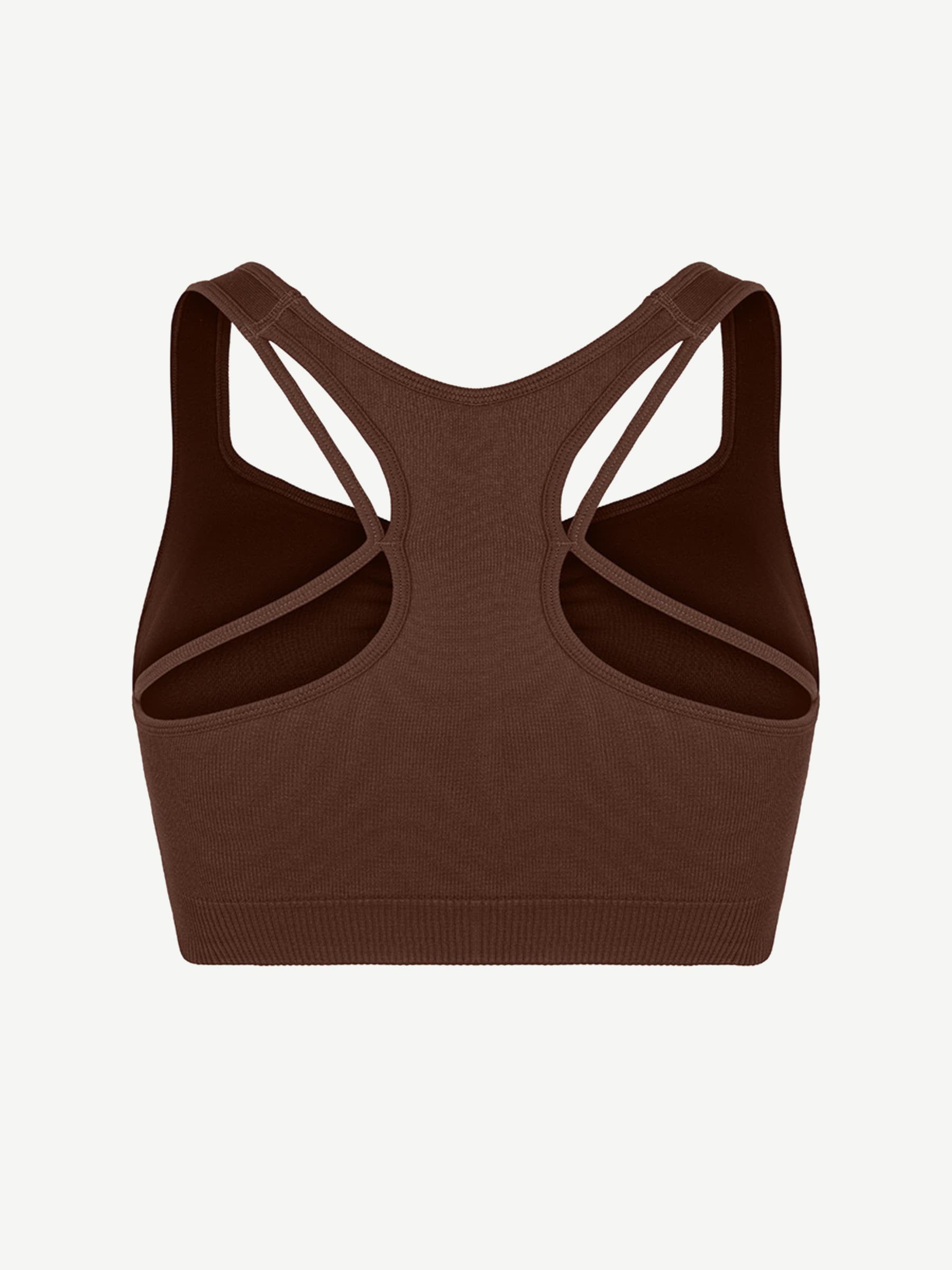 Seamless Racerback Support Sports Bra