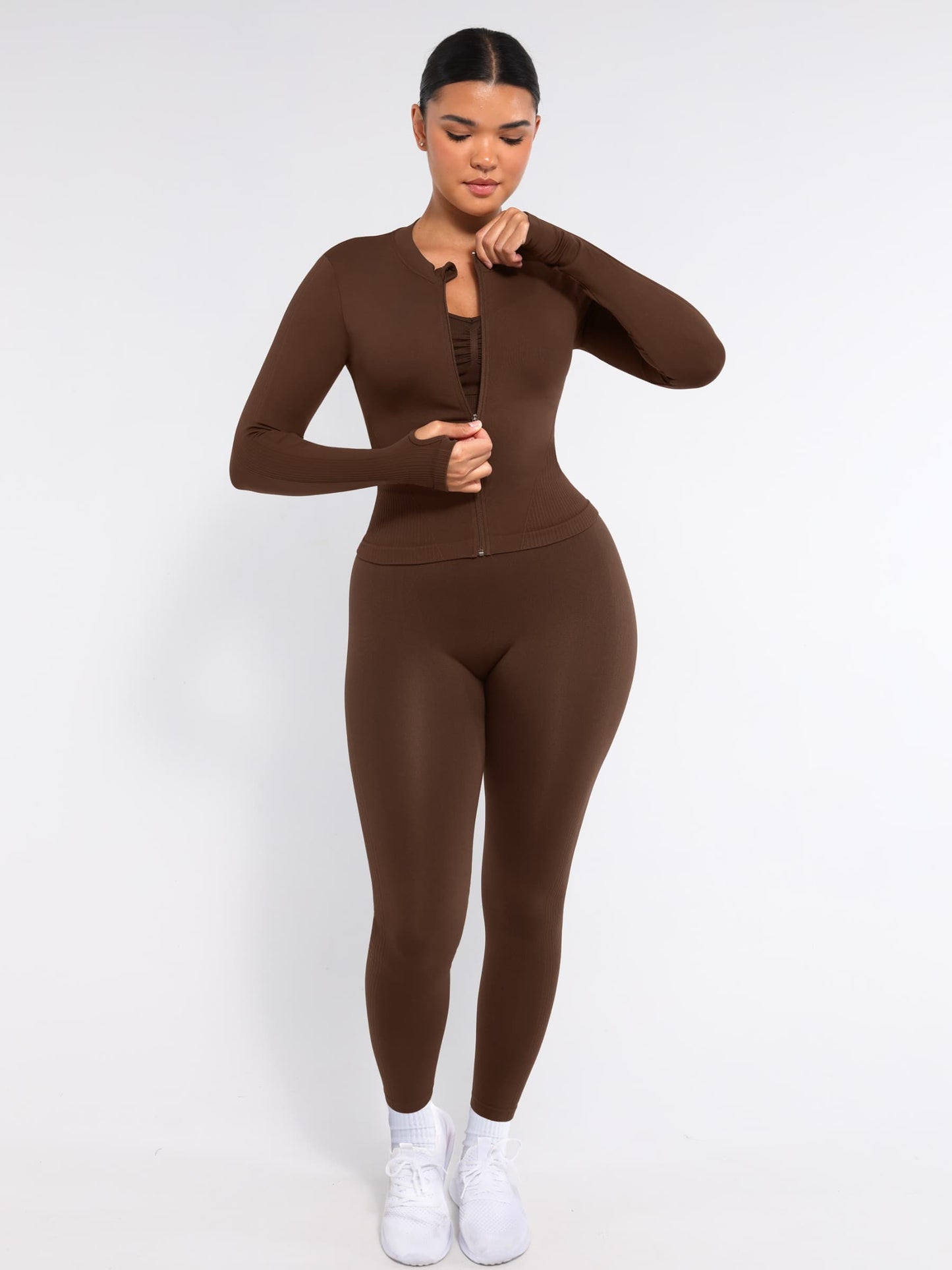 SculptFit High-Waist Yoga Leggings