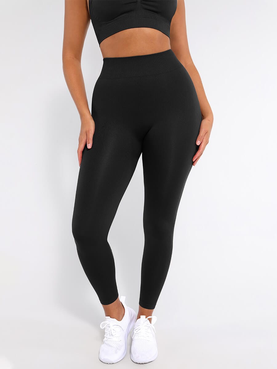 SculptFit High-Waist Yoga Leggings