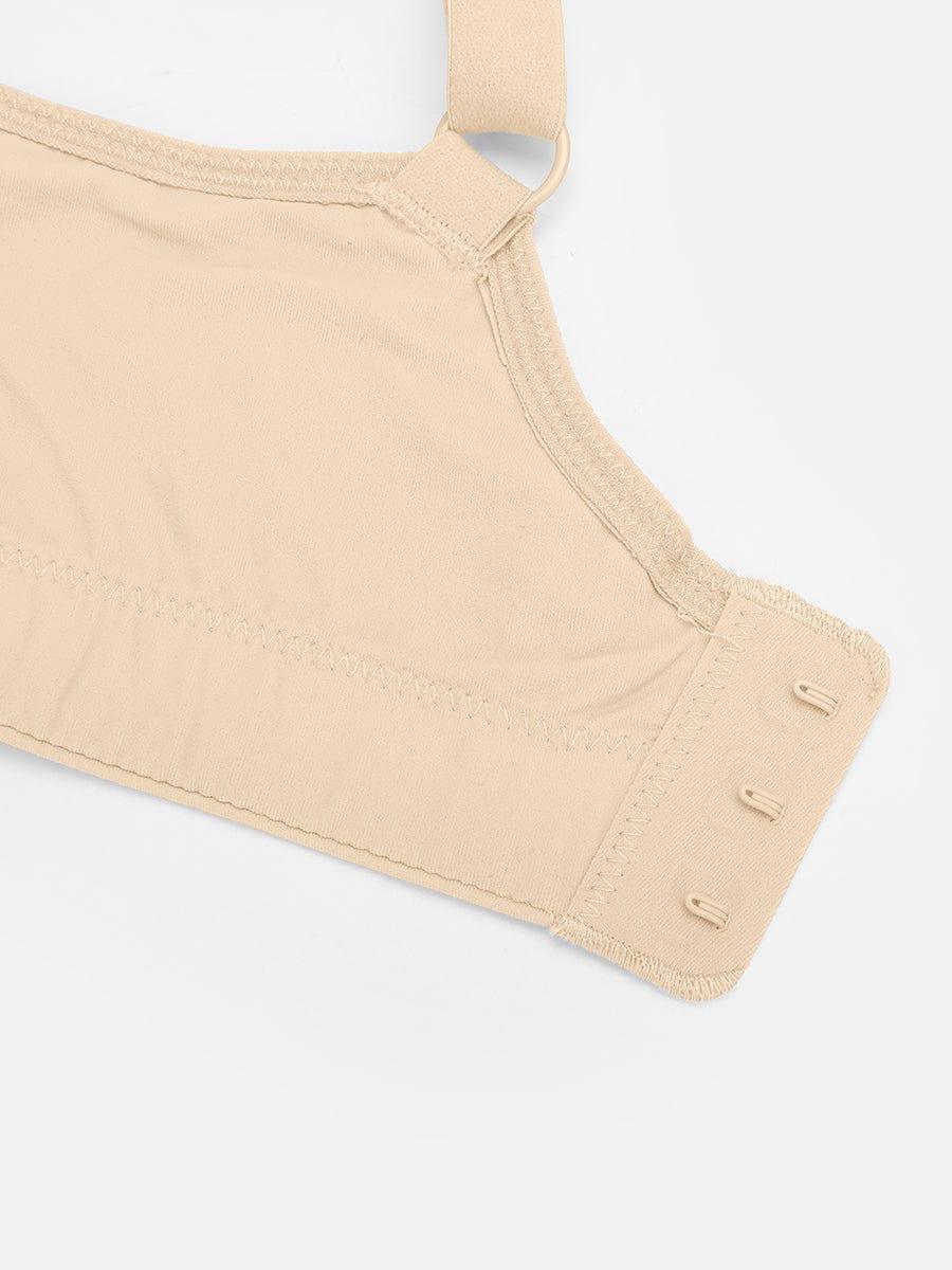 Wholesale Seamless Comfort Underarm Smoothing V-Neck Bralette with Adjustable Straps -