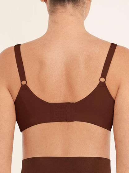 Wholesale Seamless Comfort Underarm Smoothing V-Neck Bralette with Adjustable Straps -