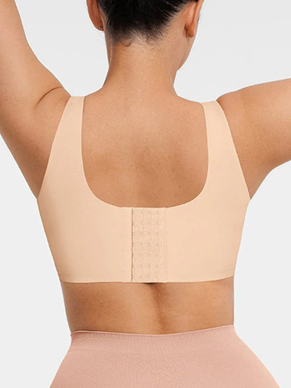 Wholesale Fitted V-Neck Seamless Bra Tank Top -
