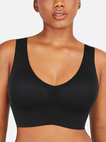Wholesale Fitted V-Neck Seamless Bra Tank Top -