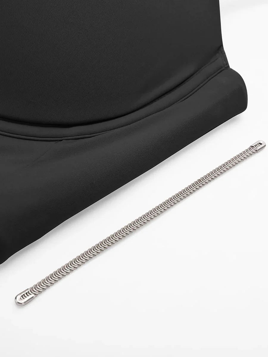 Strapless Half Cup Underwire Bra Wide Back Strong Support Everyday Wear -