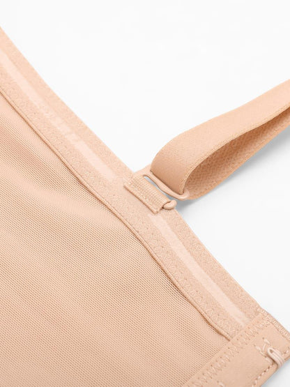 Strapless Half Cup Underwire Bra Wide Back Strong Support Everyday Wear -