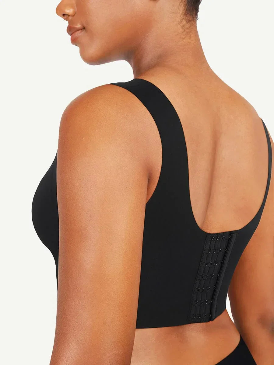 Wholesale Fitted V-Neck Seamless Bra Tank Top -