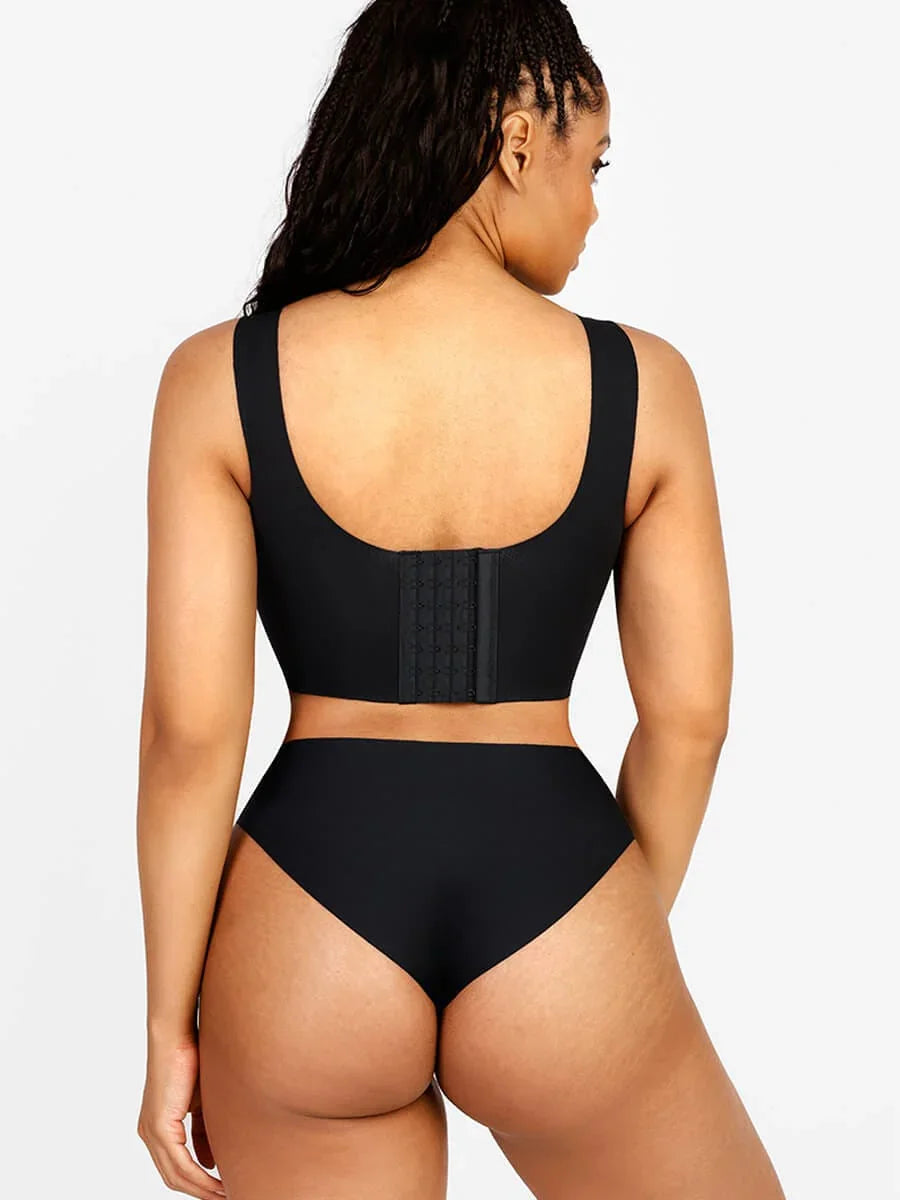 Wholesale Fitted V-Neck Seamless Bra Tank Top -