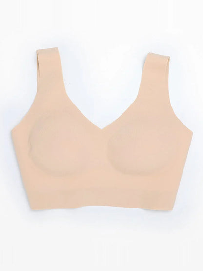 Wholesale Fitted V-Neck Seamless Bra Tank Top -
