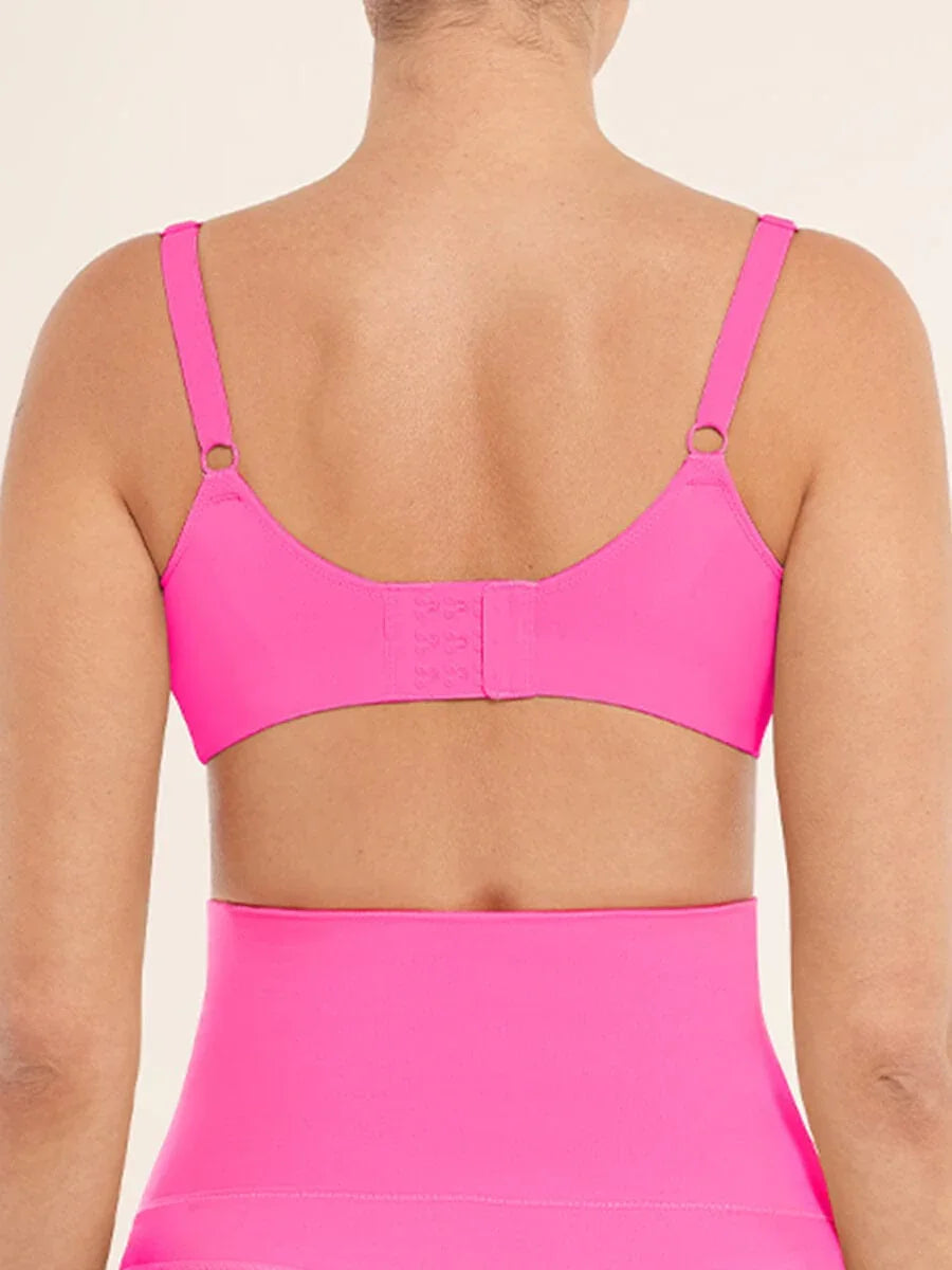 Wholesale Seamless Comfort Underarm Smoothing V-Neck Bralette with Adjustable Straps -
