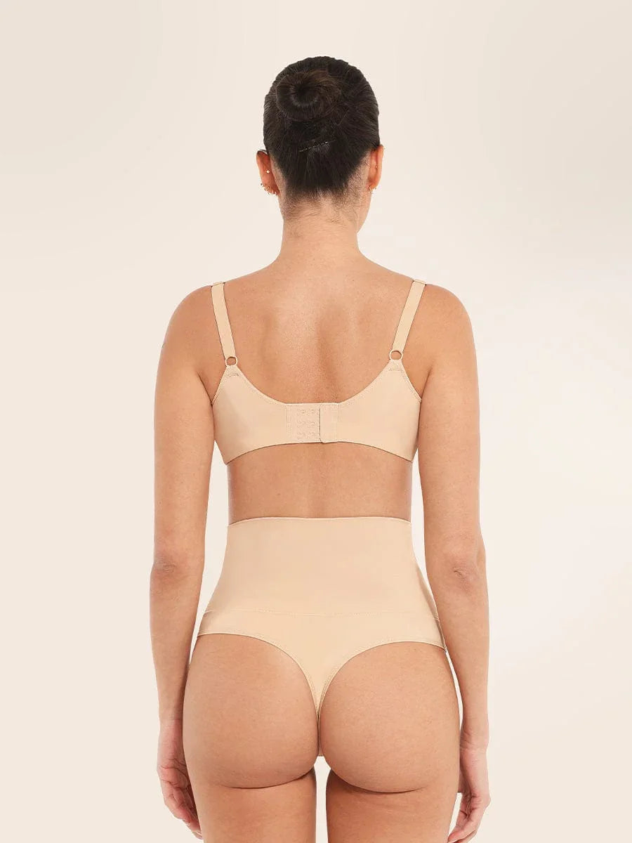 Wholesale Seamless Comfort Underarm Smoothing V-Neck Bralette with Adjustable Straps -