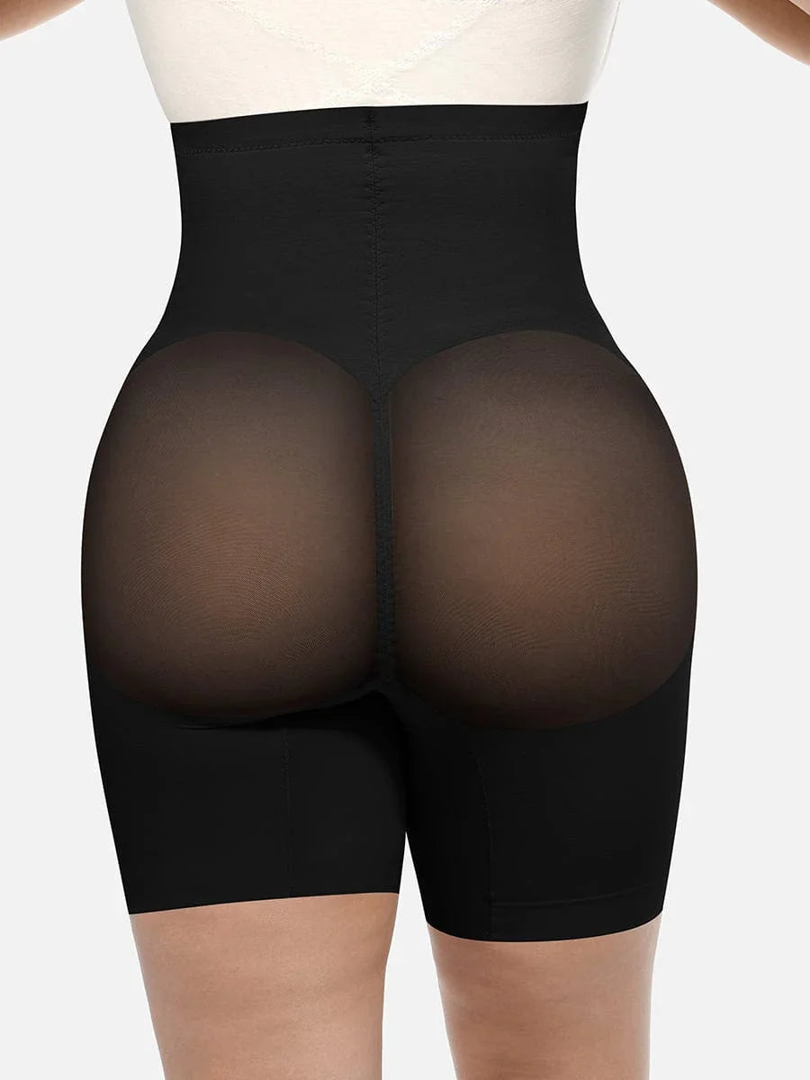 Wholesale High-Waisted Butt Lift & Slimming Mid-Thigh Shaper Shorts -