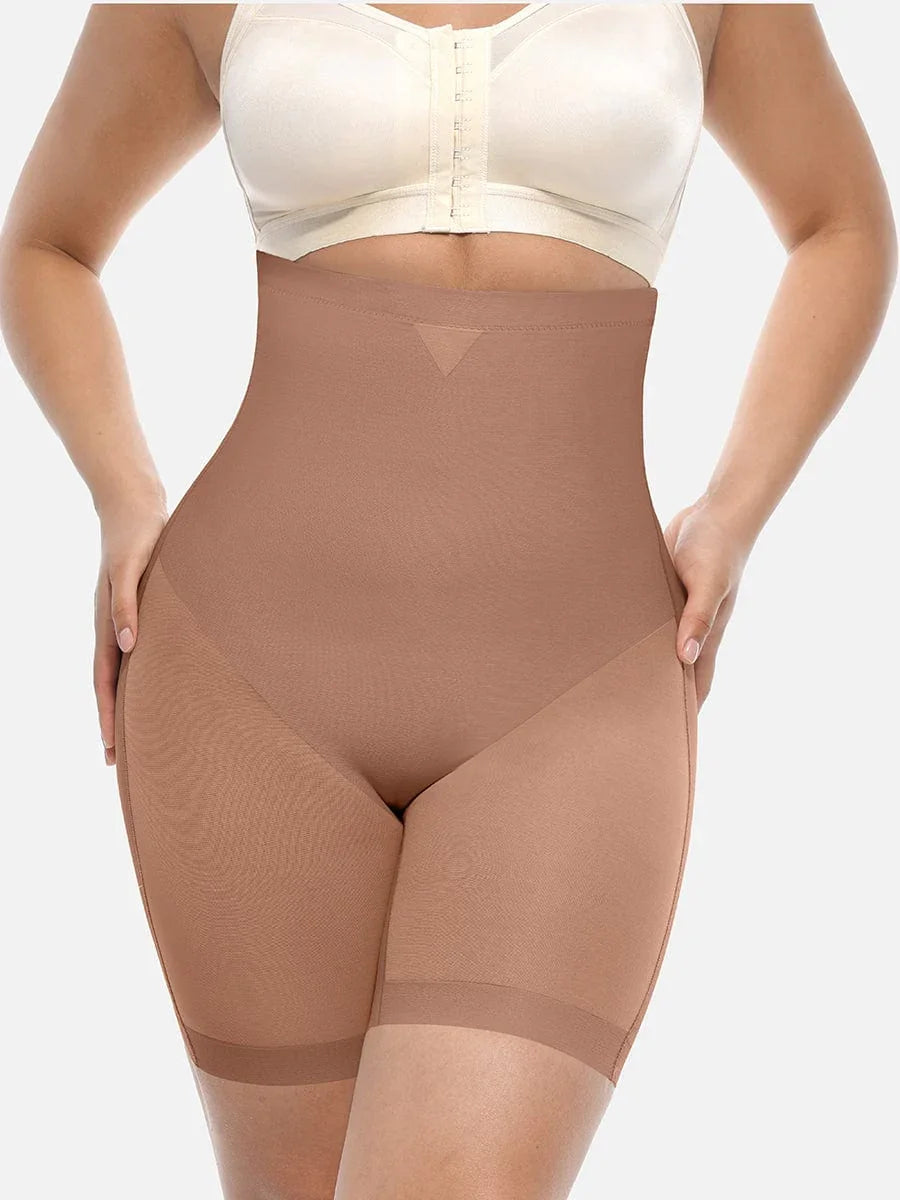 Wholesale High-Waisted Butt Lift & Slimming Mid-Thigh Shaper Shorts -