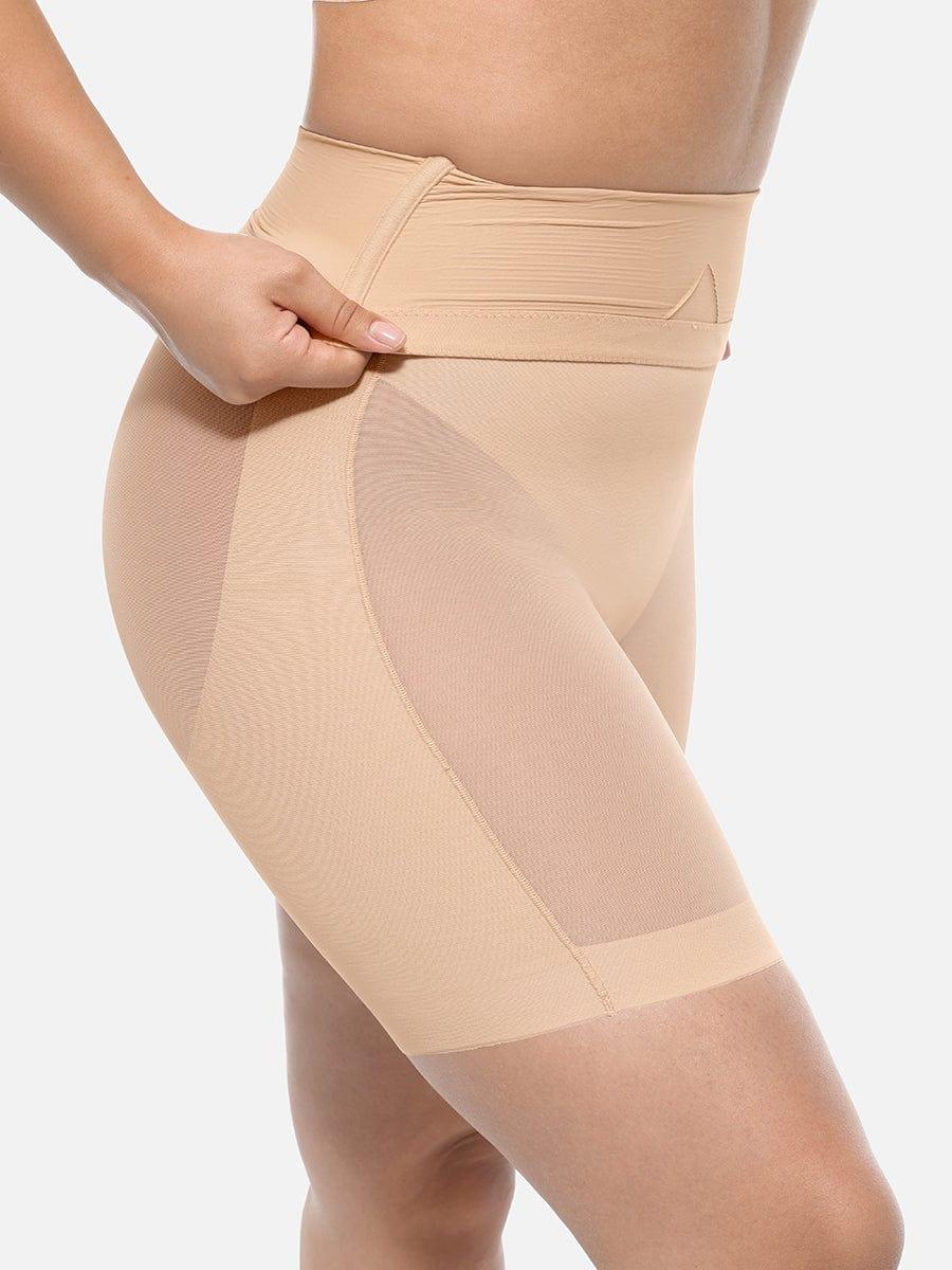 Wholesale High-Waisted Butt Lift & Slimming Mid-Thigh Shaper Shorts -