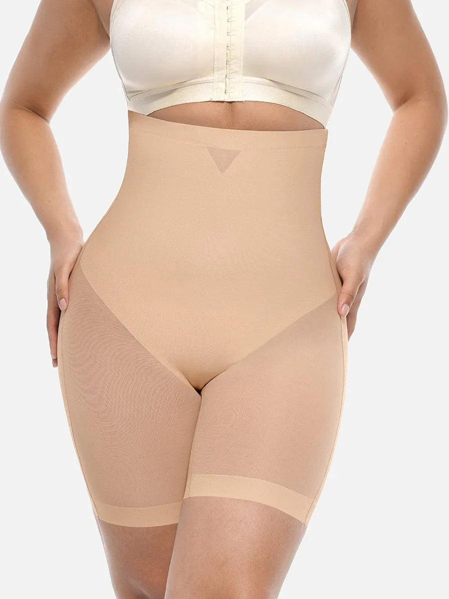 Wholesale High-Waisted Butt Lift & Slimming Mid-Thigh Shaper Shorts -