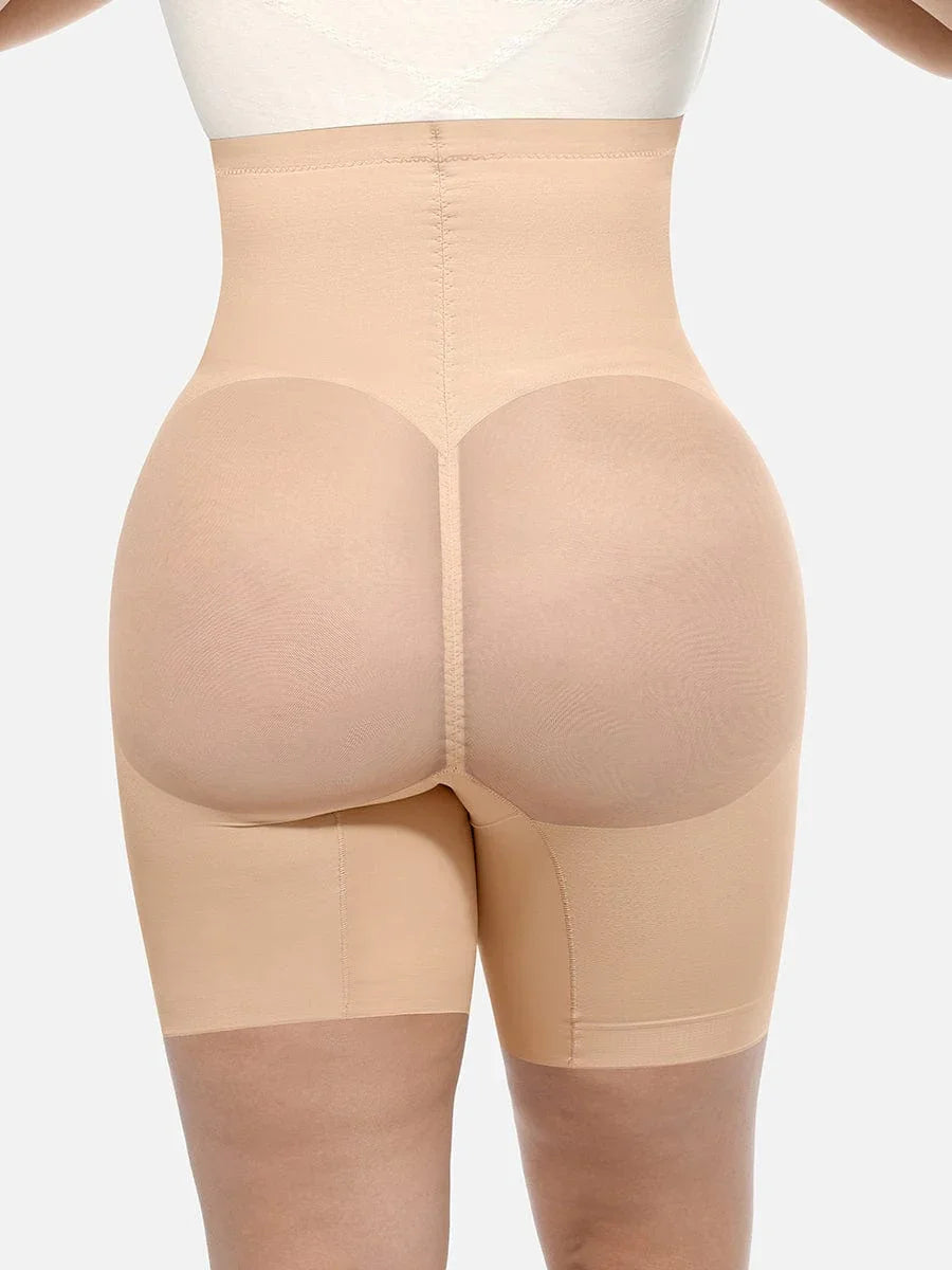 Wholesale High-Waisted Butt Lift & Slimming Mid-Thigh Shaper Shorts -