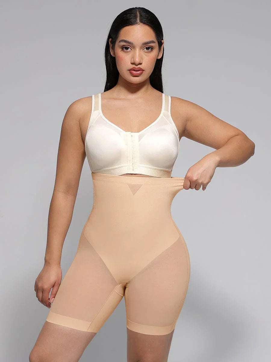 Wholesale High-Waisted Butt Lift & Slimming Mid-Thigh Shaper Shorts -