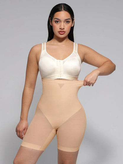 Wholesale High-Waisted Butt Lift & Slimming Mid-Thigh Shaper Shorts -