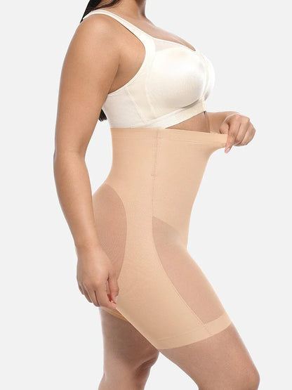 Wholesale High-Waisted Butt Lift & Slimming Mid-Thigh Shaper Shorts -