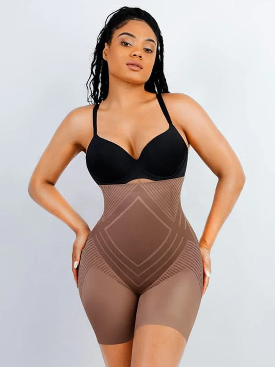 Liquid Spandex High Waist Air Slim Waist Trimming Brief Thigh Slimmer -