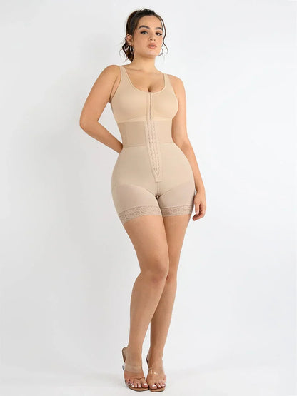 Wholesale 3-bones Triple-breasted High-waisted Elastic Body Butt Lifter -