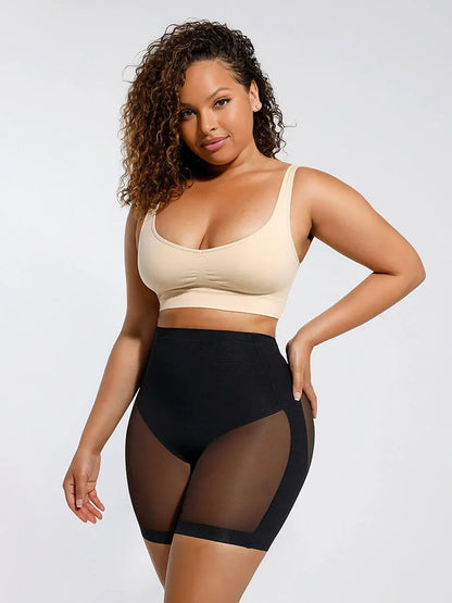 Tummy Slimming Low Waist Fitted Mesh Body Butt Lifter -