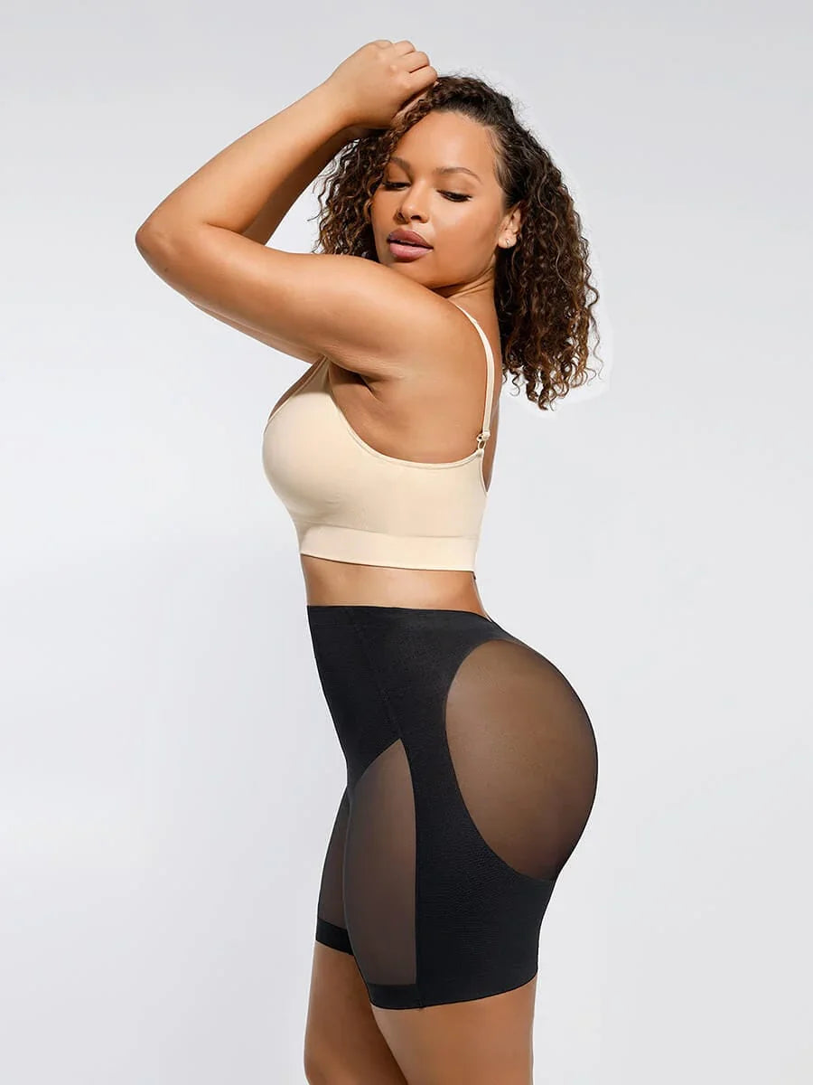 Tummy Slimming Low Waist Fitted Mesh Body Butt Lifter -