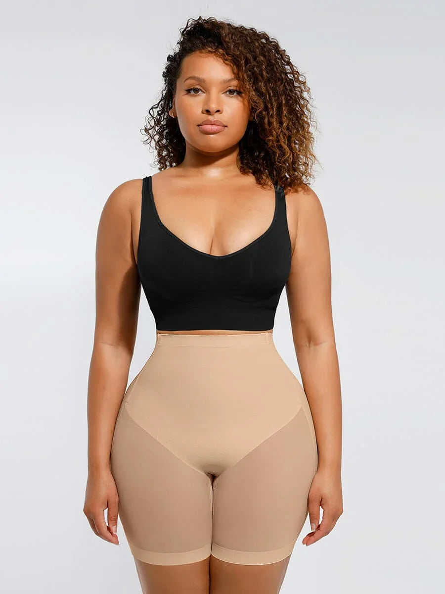 Tummy Slimming Low Waist Fitted Mesh Body Butt Lifter -