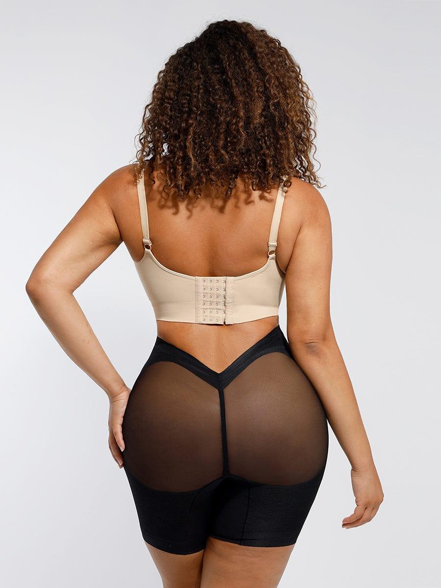 Tummy Slimming Low Waist Fitted Mesh Body Butt Lifter -
