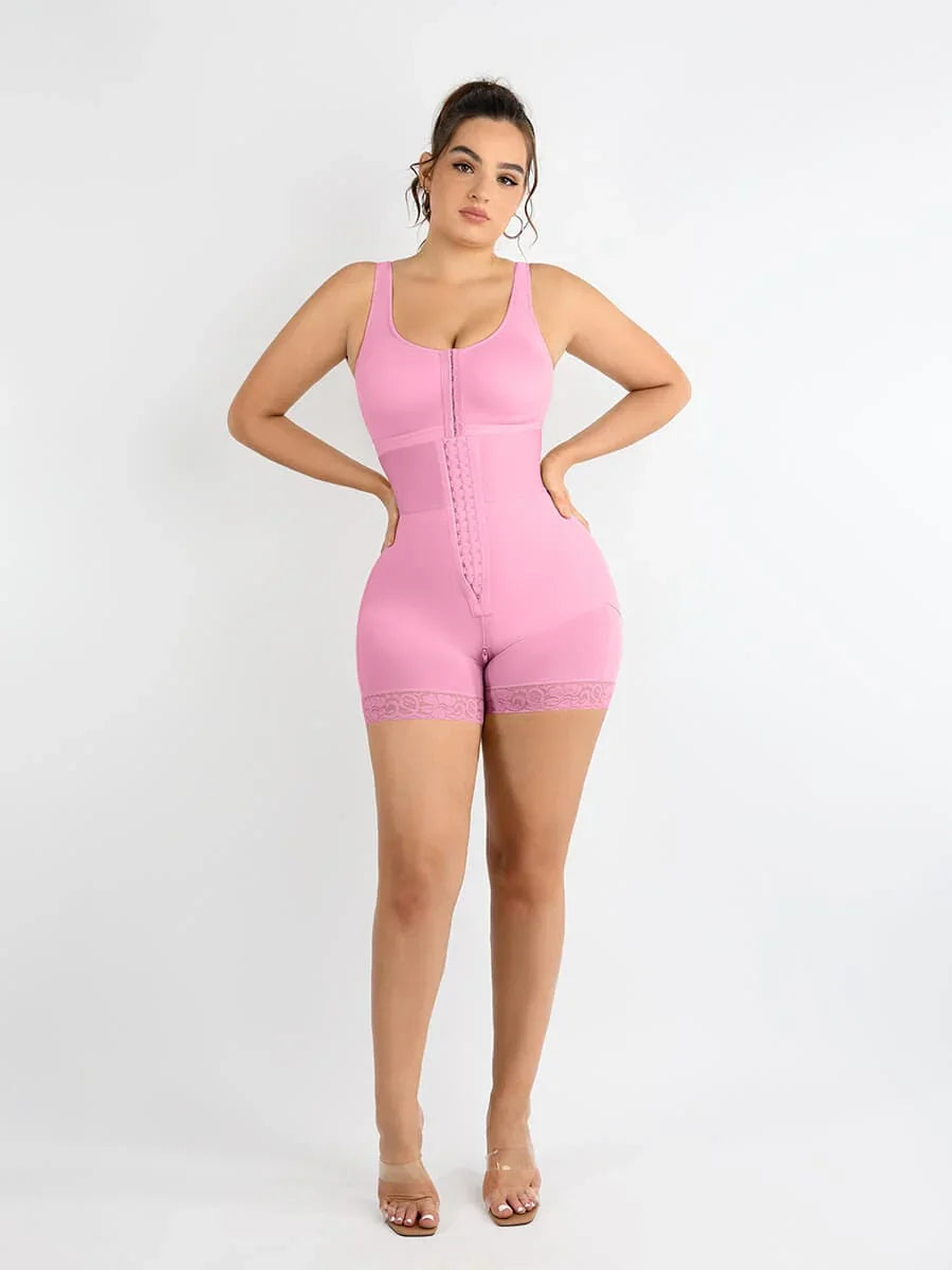 Wholesale 3-bones Triple-breasted High-waisted Elastic Body Butt Lifter -