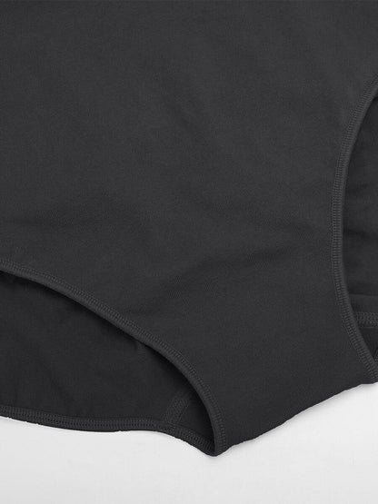 Wholesale Seamless Mid Waist Tummy Control Antibacterial Peach Hip Brief -