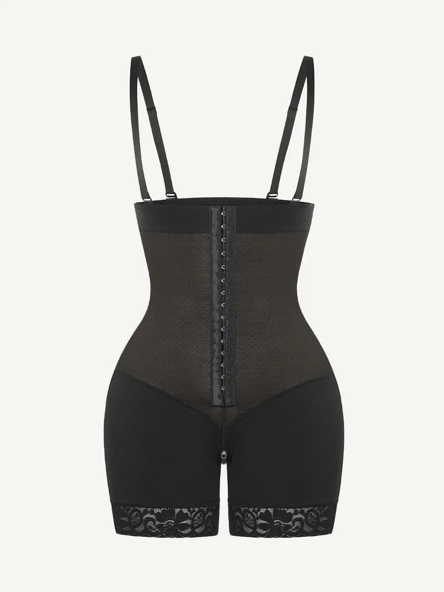 Sexy Lace Firm Compression Latex Buttocks Lifting Shapewear -