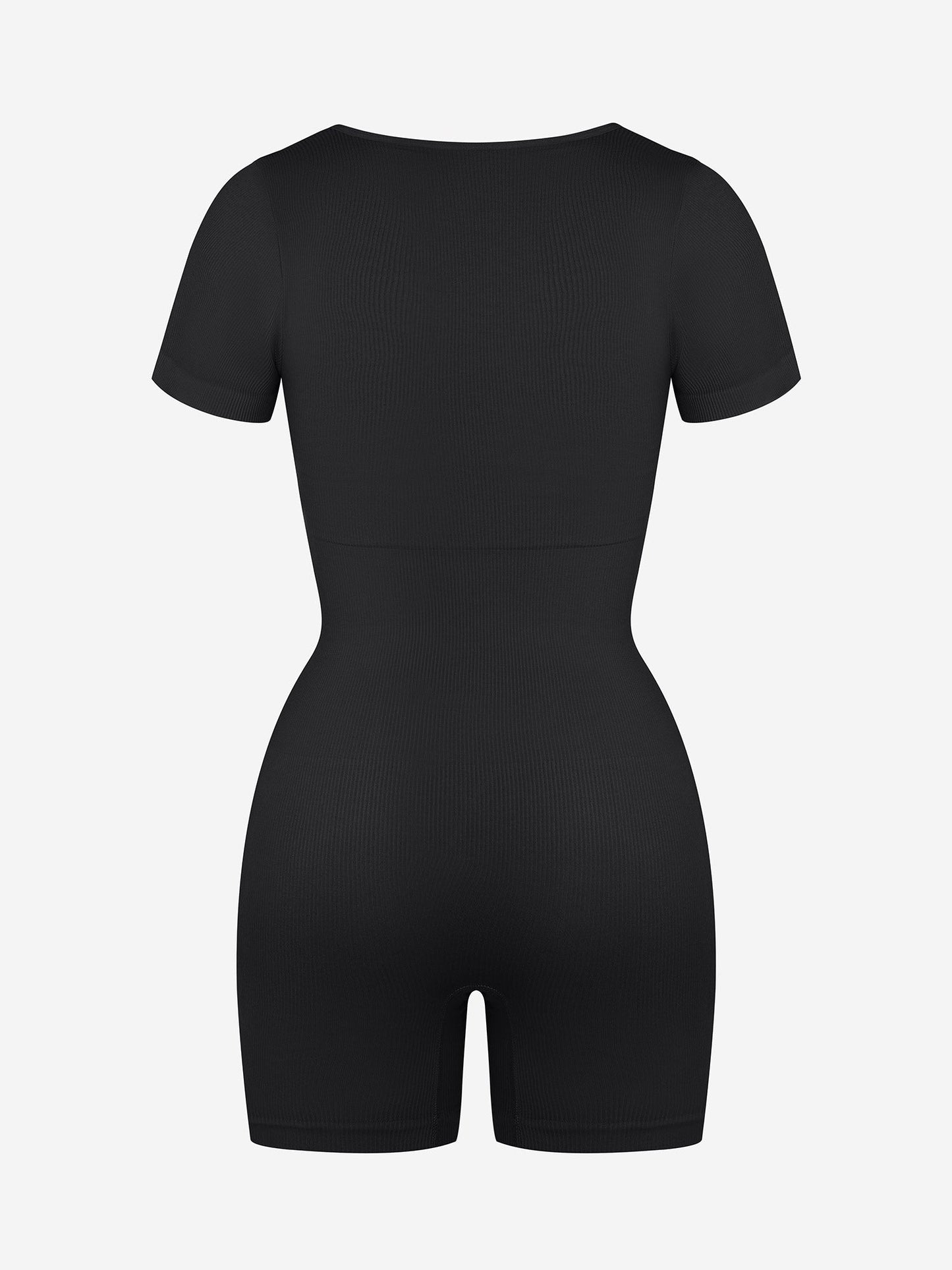 Eco-Friendly Seamless Ribbed Sports Shapewear Romper