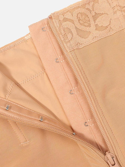 Wholesale Front Zipper Butt Lifter Shorts High Waist Curve-Creating -