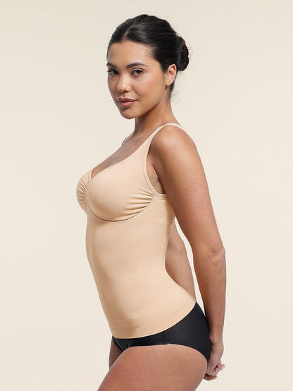 Seamless Bust Support Waist & Abdomen Control Shape Tank Top -