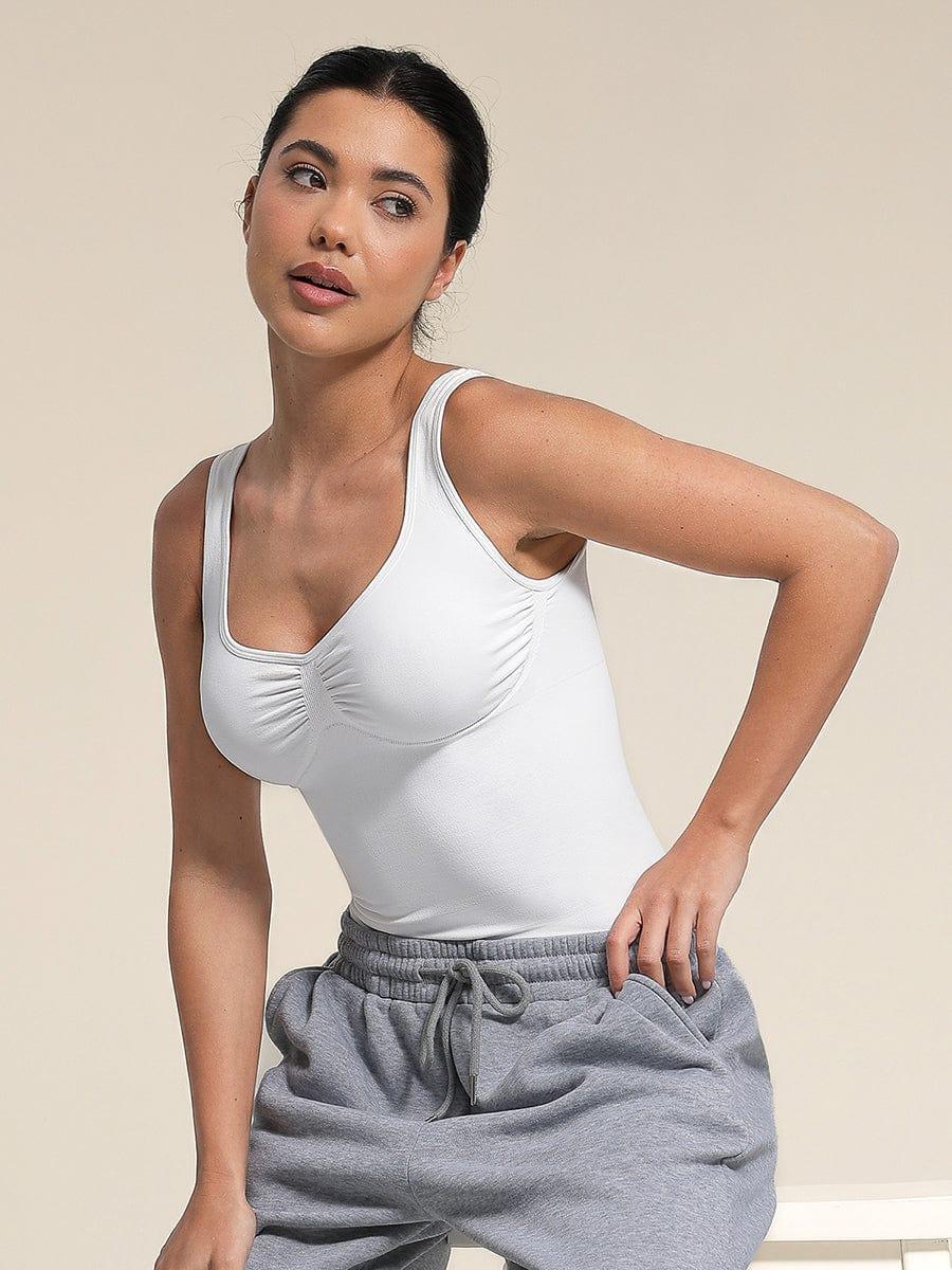 Seamless Bust Support Waist & Abdomen Control Shape Tank Top -