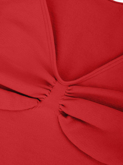 Seamless Bust Support Waist and Abdomen Control Thong Bodysuit -