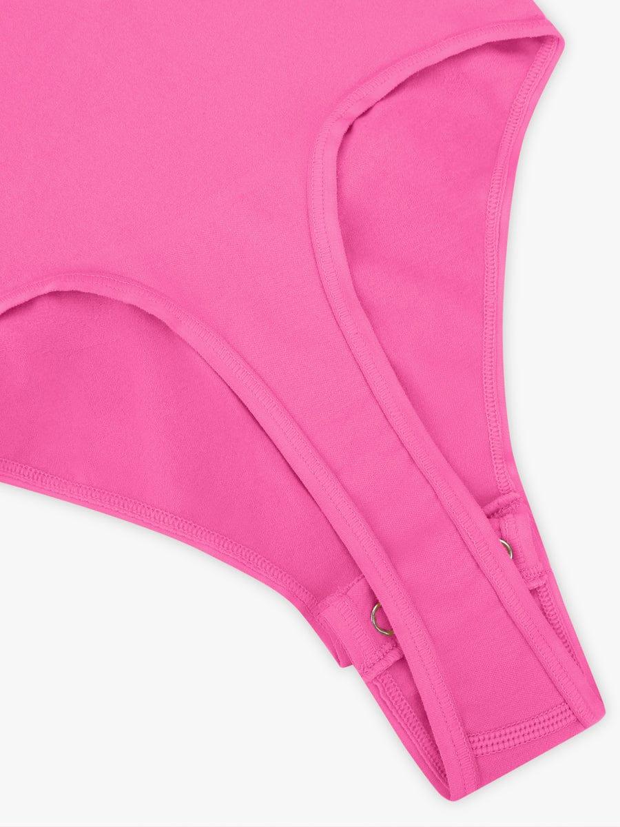 Seamless Bust Support Waist and Abdomen Control Thong Bodysuit -