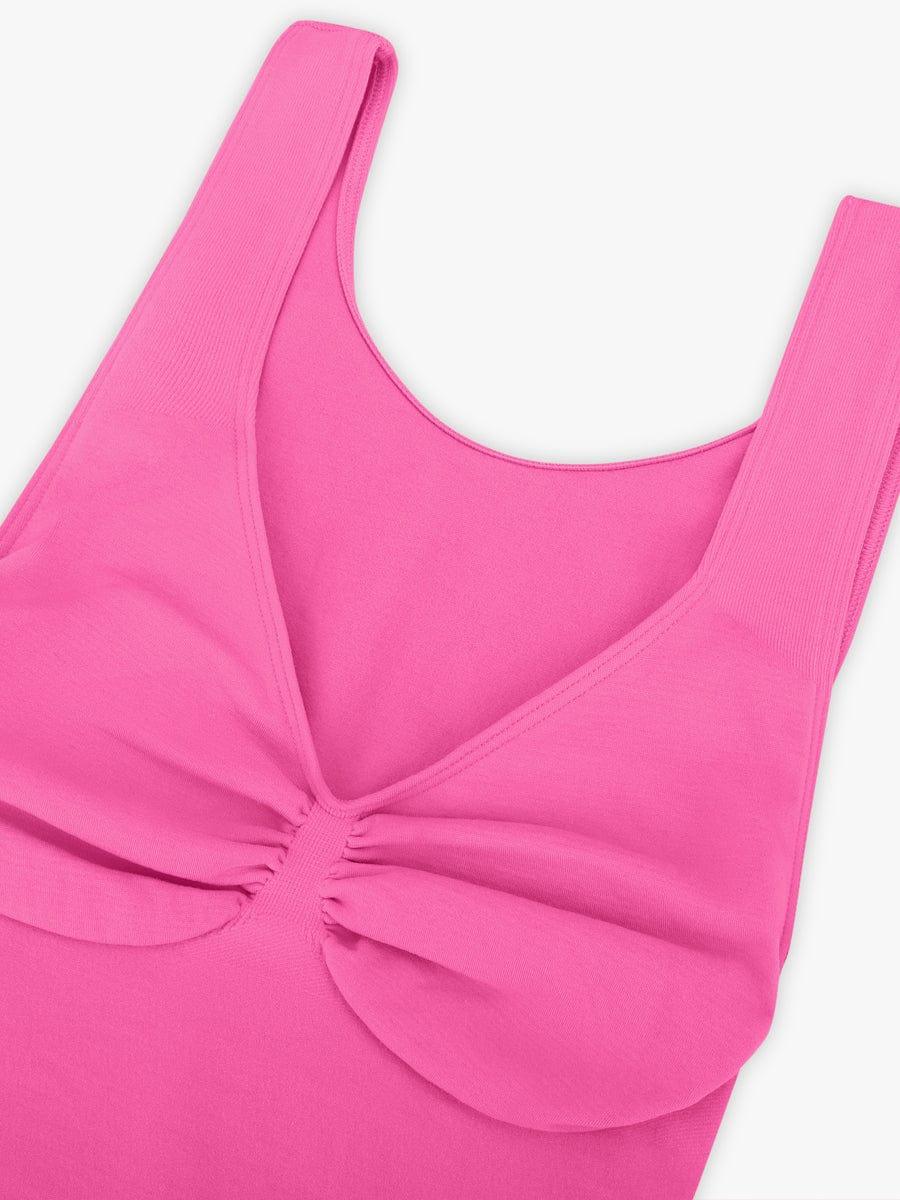 Seamless Bust Support Waist and Abdomen Control Thong Bodysuit -