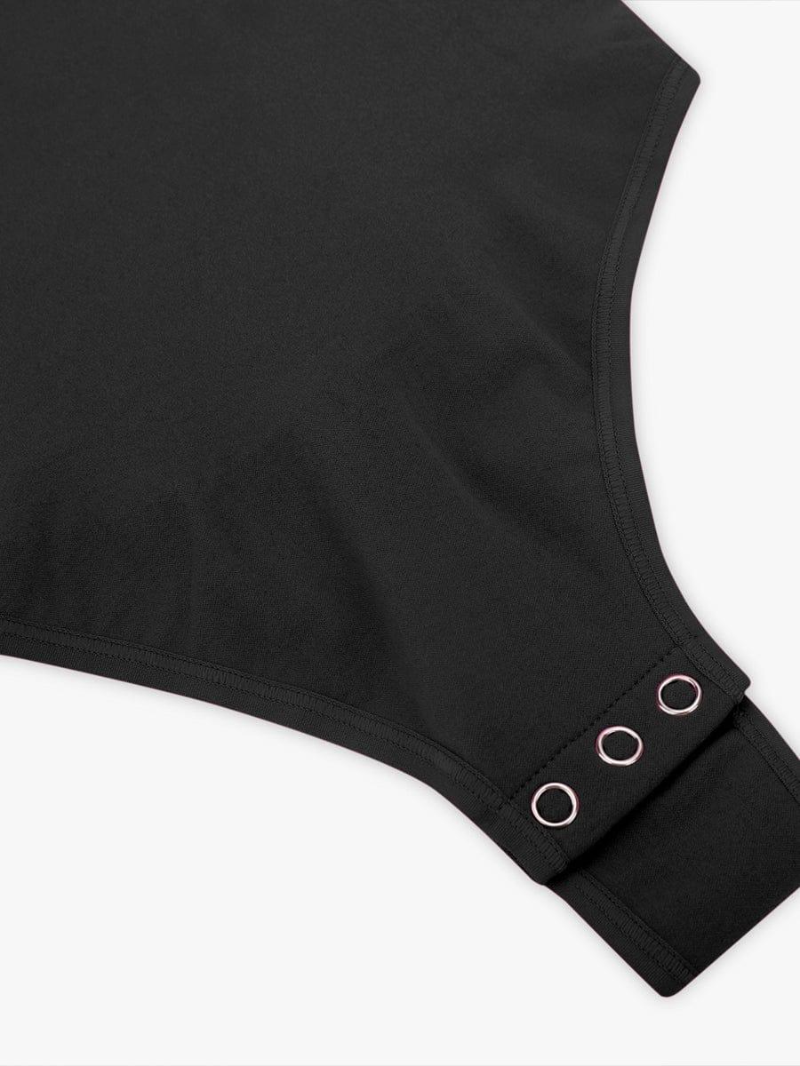 Seamless Bust Support Waist & Abdomen Shaping Thong Bodysuit -