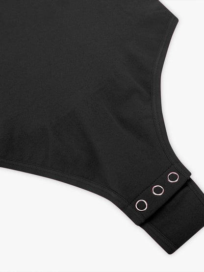 Seamless Bust Support Waist & Abdomen Shaping Thong Bodysuit -