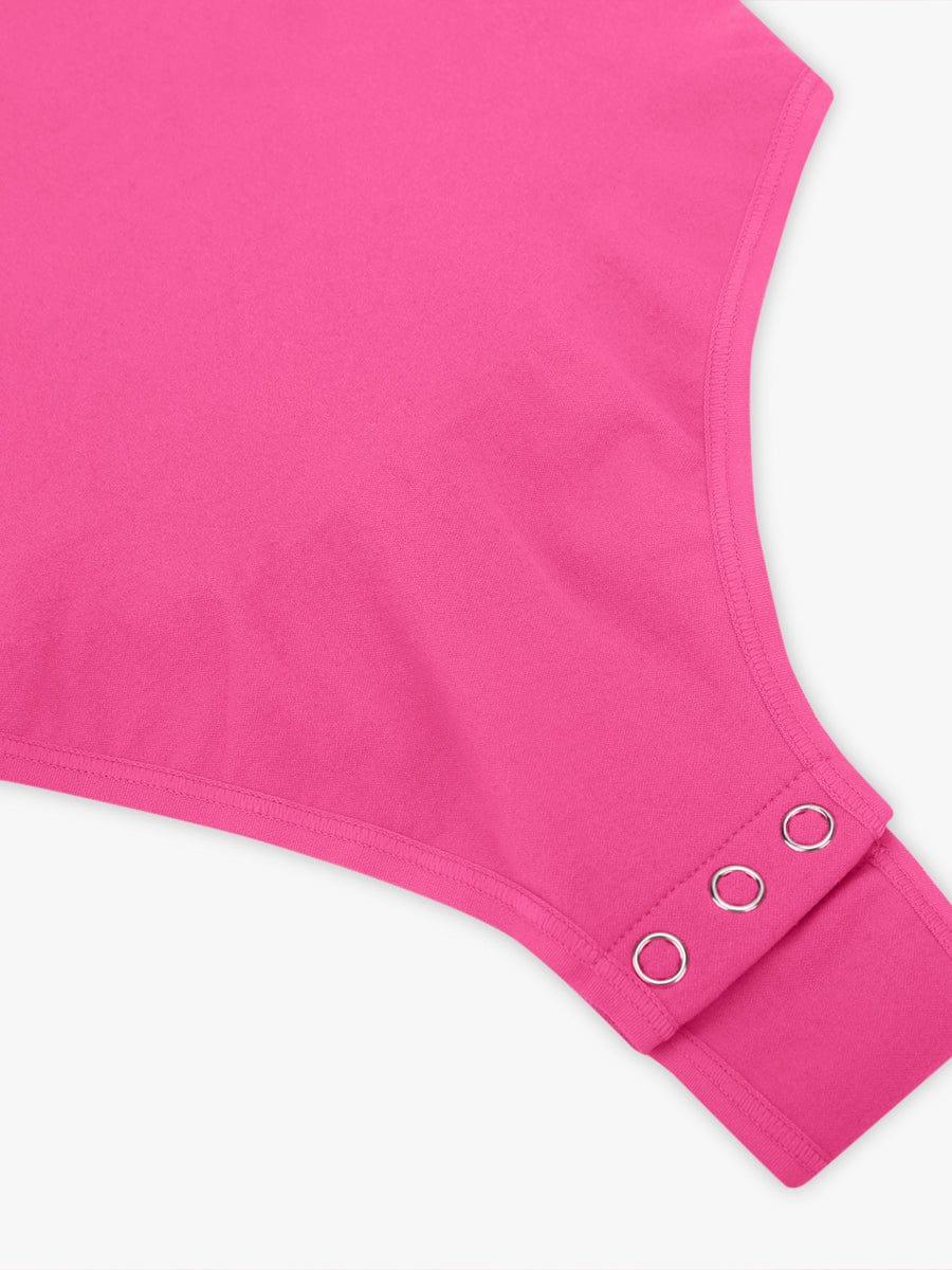 Seamless Bust Support Waist & Abdomen Shaping Thong Bodysuit -