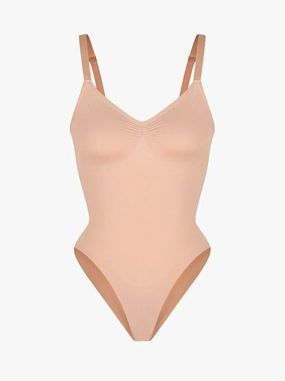 Seamless Chest Support Shapewear Bodysuit -