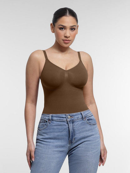 Seamless Chest Support Shapewear Bodysuit -