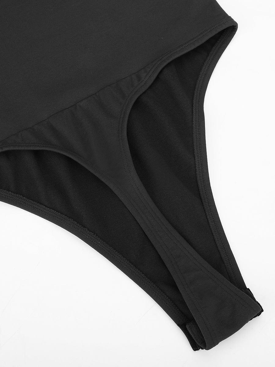 Seamless Thong Bodysuit with Built-In Bra & Tummy Control -
