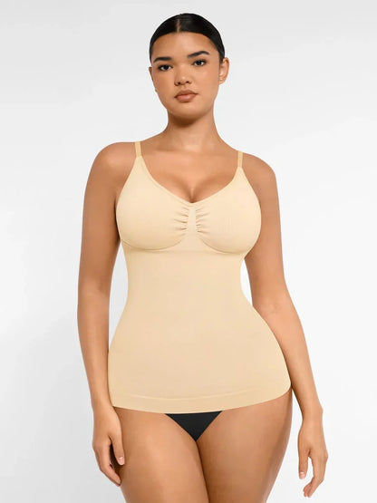 Seamless Bust Support Waist and Abdomen Control Shape Tank Top -