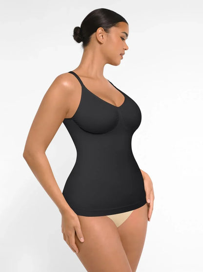Seamless Bust Support Waist and Abdomen Control Shape Tank Top -