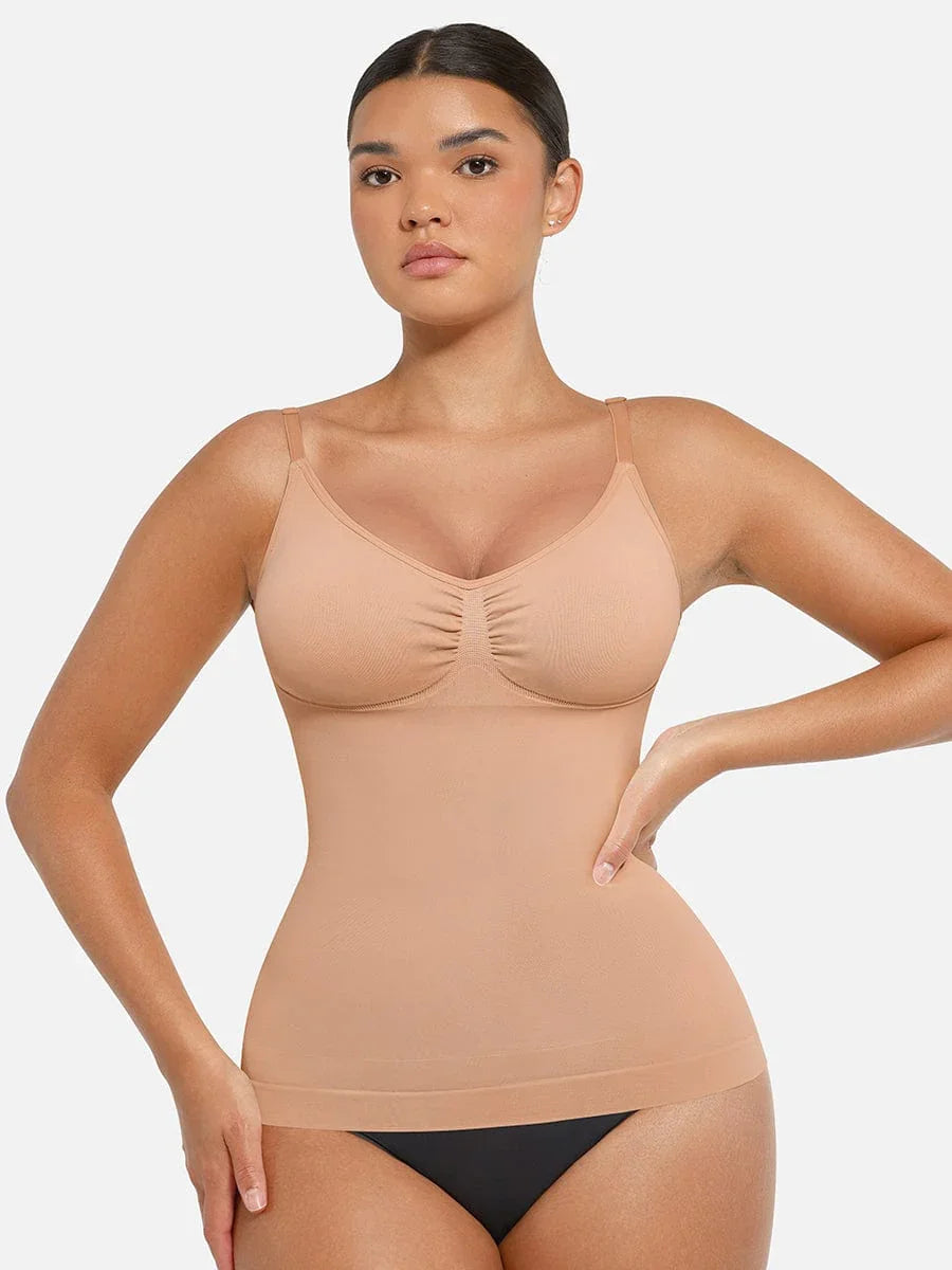 Seamless Bust Support Waist and Abdomen Control Shape Tank Top -